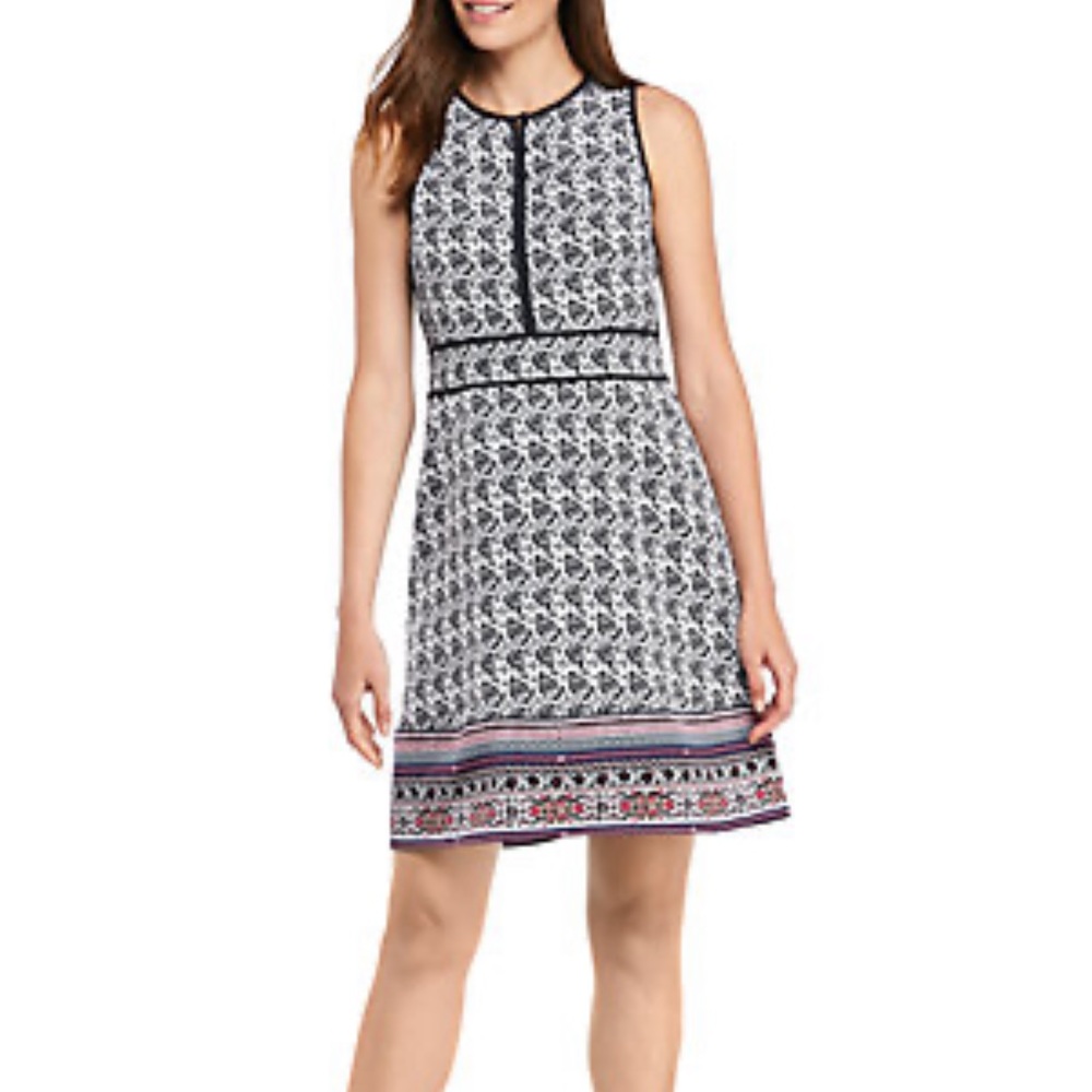 The Limited Plus Size Sleeveless Button Front Dress